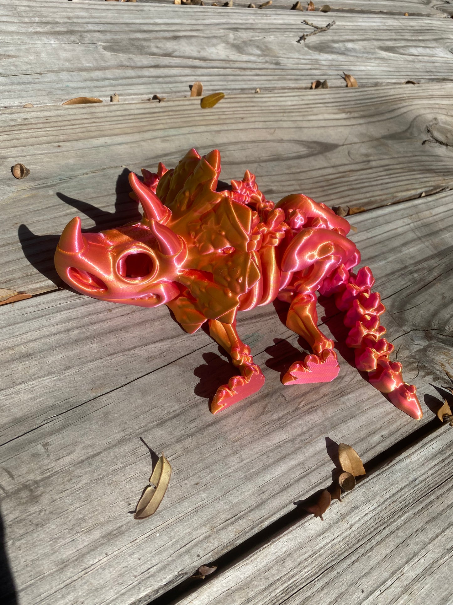3D Triceratops Skeleton (Custom Color)