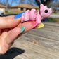 3D Light Pink Triceratops Fidget Toy (RTS)