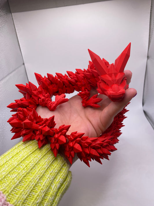 3D Crystal Dragon Fidget Toy (Custom Color)