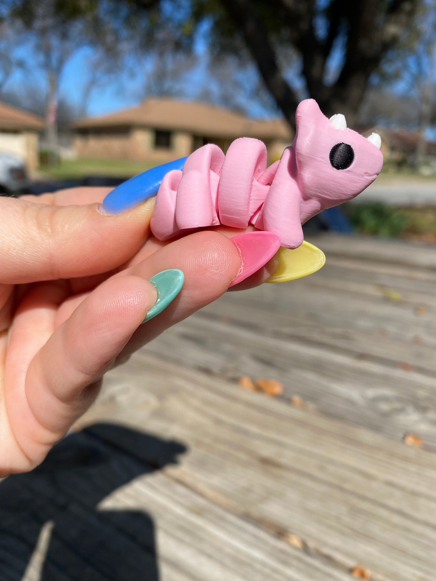 3D Mini Triceratops (Custom Color)