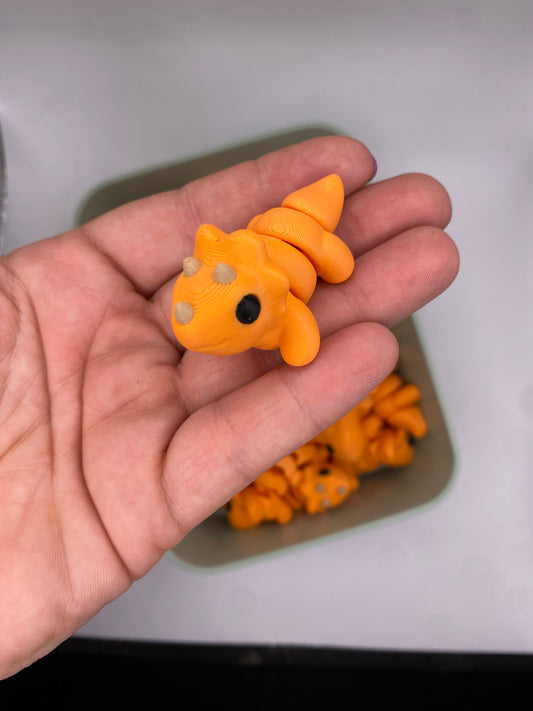 3D Mini Triceratops (Custom Color)