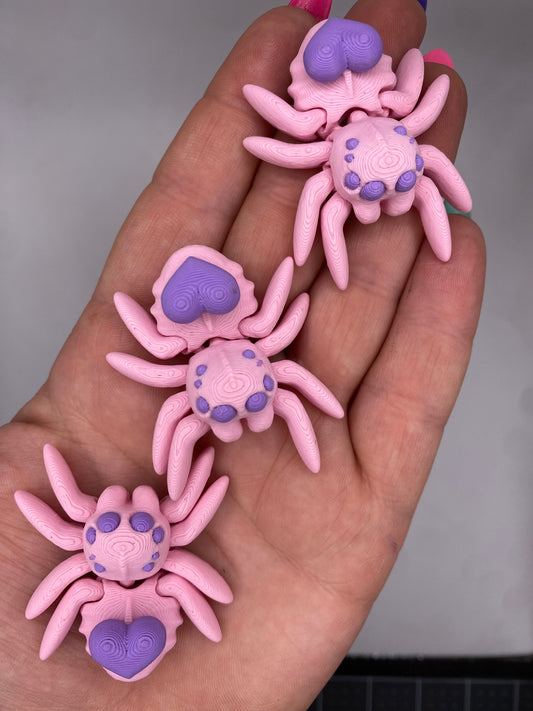 3D Heart Spider Fidget Toy (RTS)