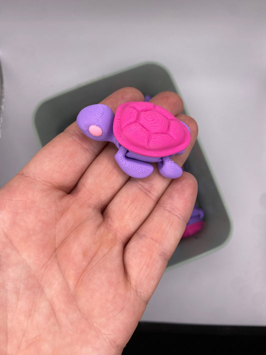 3D Turtle Fidget Toy (Custom Color)